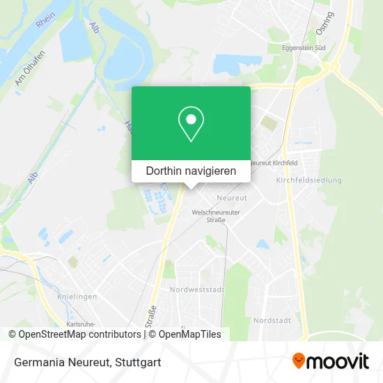 Germania Neureut Karte