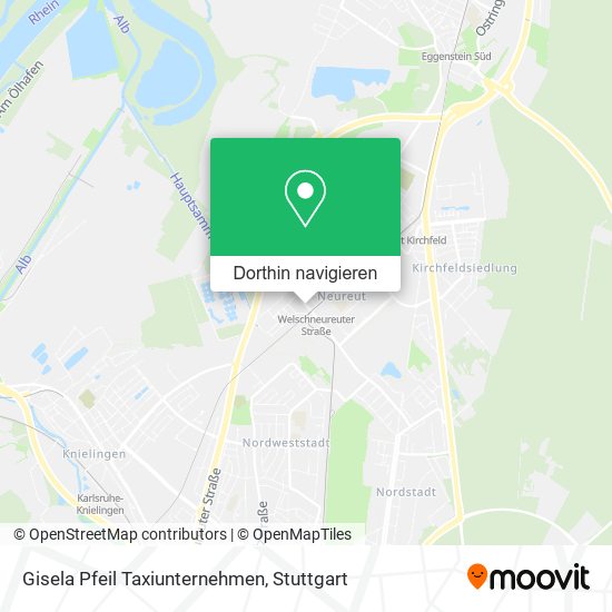 Gisela Pfeil Taxiunternehmen Karte