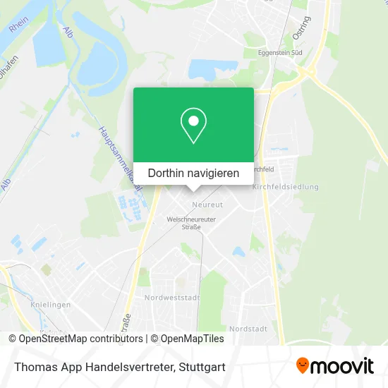 Thomas App Handelsvertreter Karte