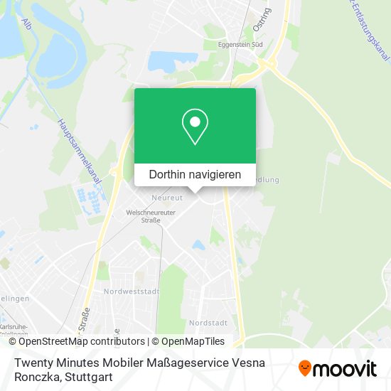 Twenty Minutes Mobiler Maßageservice Vesna Ronczka Karte