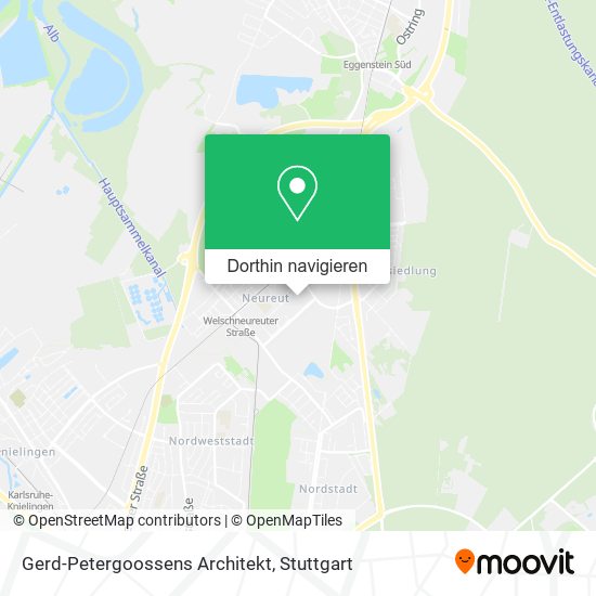 Gerd-Petergoossens Architekt Karte