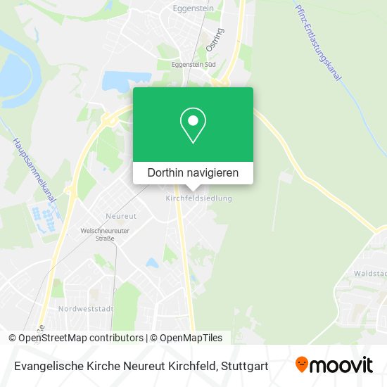 Evangelische Kirche Neureut Kirchfeld Karte