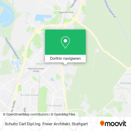 Schultz Carl Dipl.Ing. Freier Architekt Karte