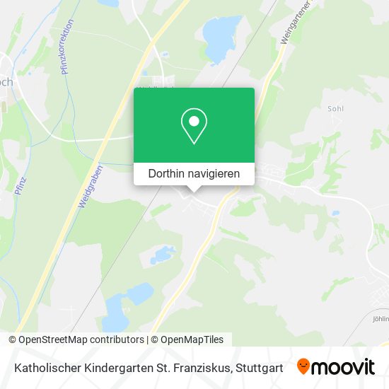 Katholischer Kindergarten St. Franziskus Karte