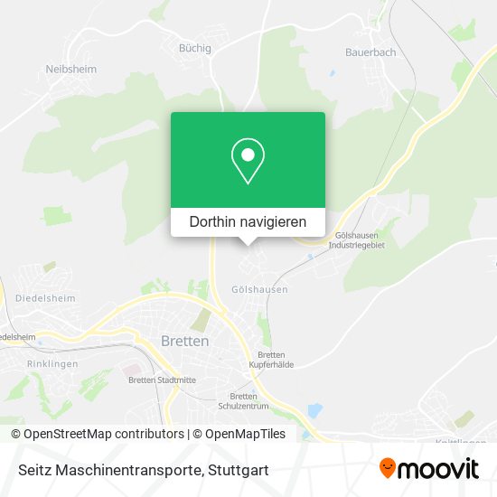 Seitz Maschinentransporte Karte