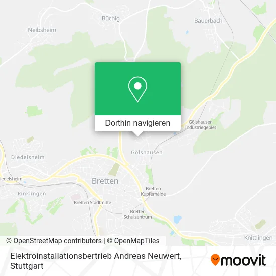 Elektroinstallationsbertrieb Andreas Neuwert Karte