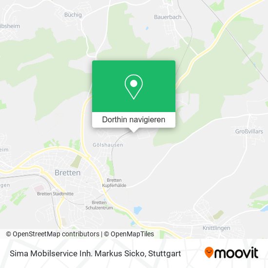 Sima Mobilservice Inh. Markus Sicko Karte