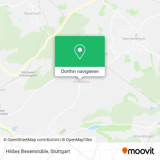 Hildes Besenstüble Karte