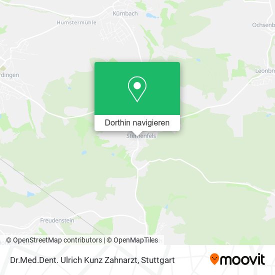 Dr.Med.Dent. Ulrich Kunz Zahnarzt Karte
