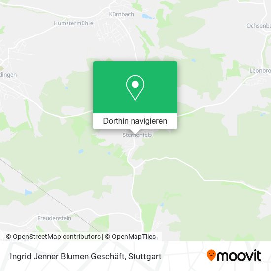Ingrid Jenner Blumen Geschäft Karte