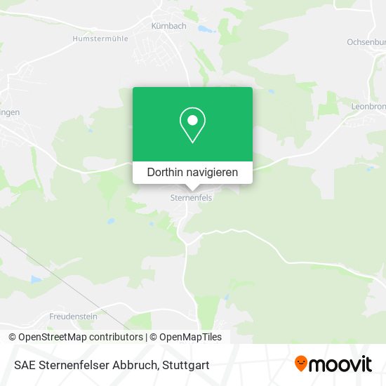 SAE Sternenfelser Abbruch Karte