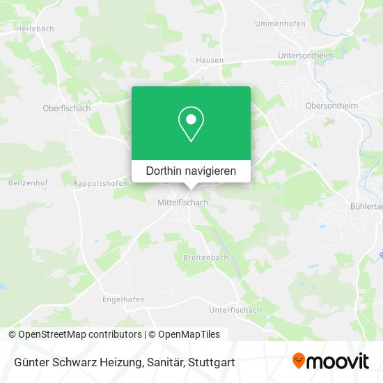 Günter Schwarz Heizung, Sanitär Karte