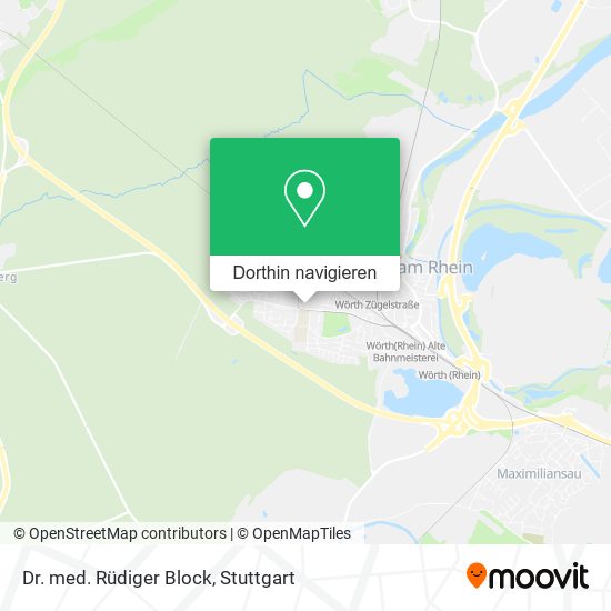 Dr. med. Rüdiger Block Karte