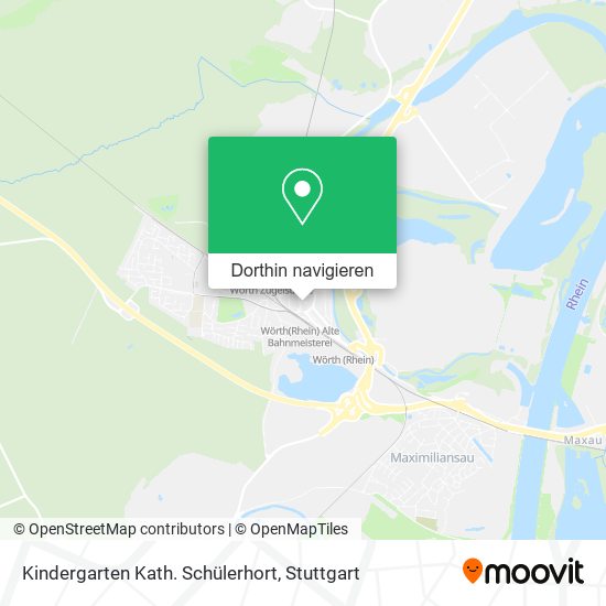 Kindergarten Kath. Schülerhort Karte