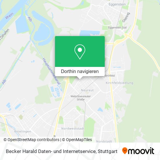 Becker Harald Daten- und Internetservice Karte