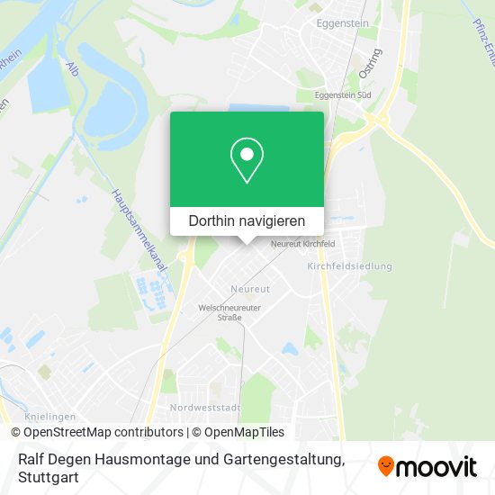 Ralf Degen Hausmontage und Gartengestaltung Karte