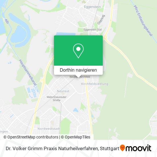 Dr. Volker Grimm Praxis Naturheilverfahren Karte