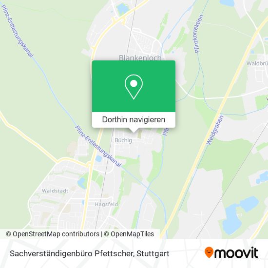 Sachverständigenbüro Pfettscher Karte