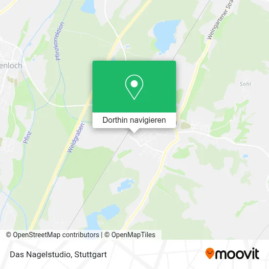 Das Nagelstudio Karte