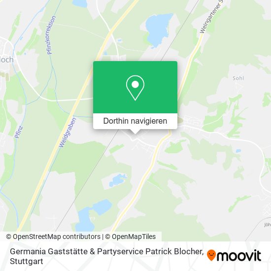 Germania Gaststätte & Partyservice Patrick Blocher Karte