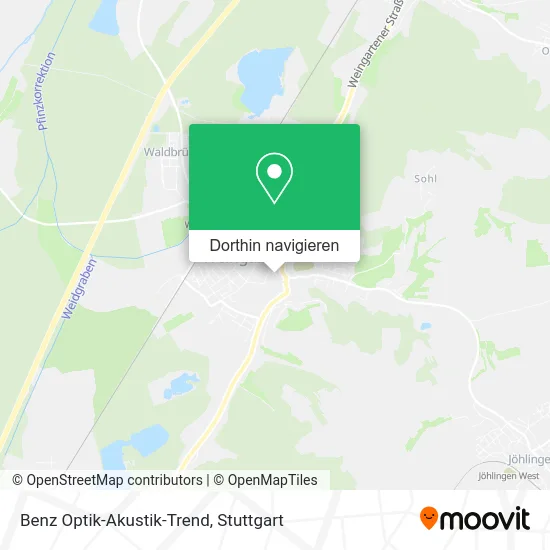 Benz Optik-Akustik-Trend Karte