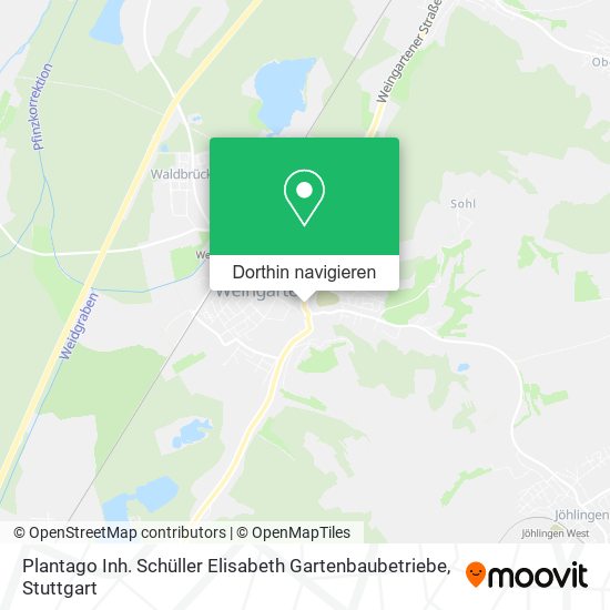 Plantago Inh. Schüller Elisabeth Gartenbaubetriebe Karte