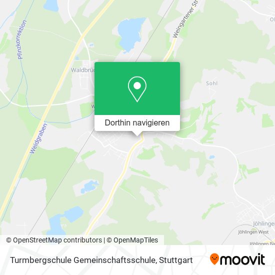 Turmbergschule Gemeinschaftsschule Karte