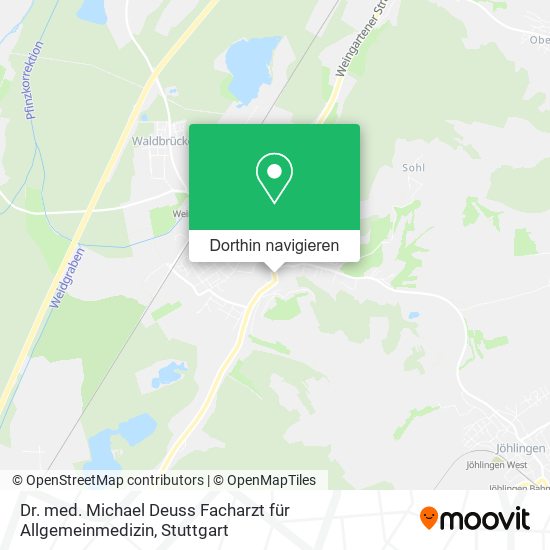 Dr. med. Michael Deuss Facharzt für Allgemeinmedizin Karte