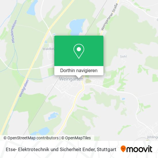 Etse- Elektrotechnik und Sicherheit Ender Karte