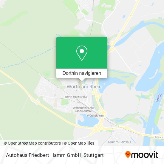 Autohaus Friedbert Hamm GmbH Karte