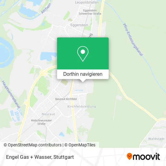 Engel Gas + Wasser Karte