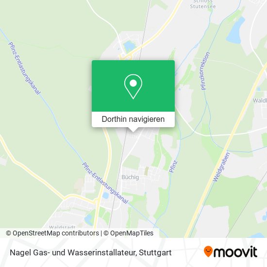 Nagel Gas- und Wasserinstallateur Karte