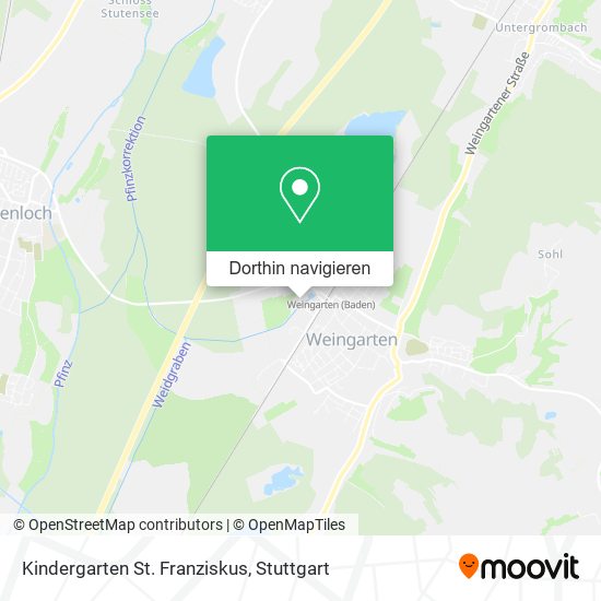 Kindergarten St. Franziskus Karte