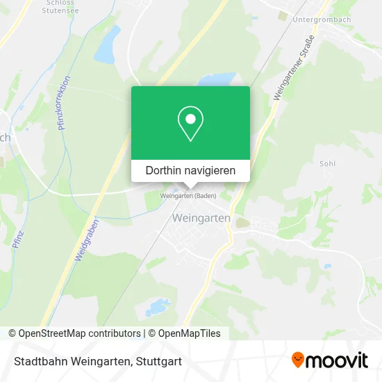 Stadtbahn Weingarten Karte