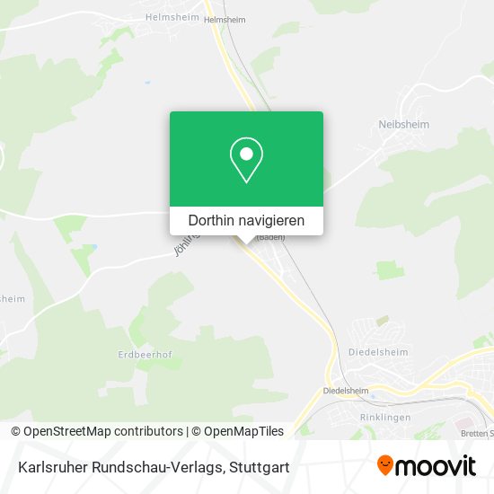 Karlsruher Rundschau-Verlags Karte