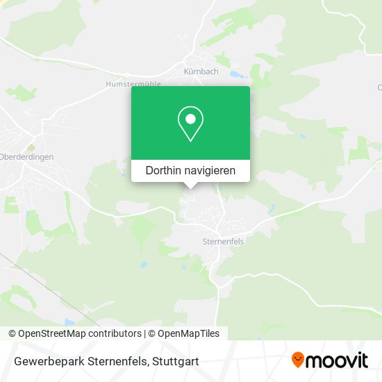 Gewerbepark Sternenfels Karte