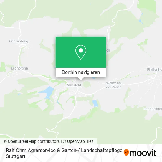 Ralf Ohm Agrarservice & Garten-/ Landschaftspflege Karte