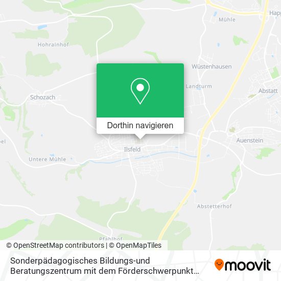 Sonderpädagogisches Bildungs-und Beratungszentrum mit dem Förderschwerpunkt Lernen Ilsfeld Karte