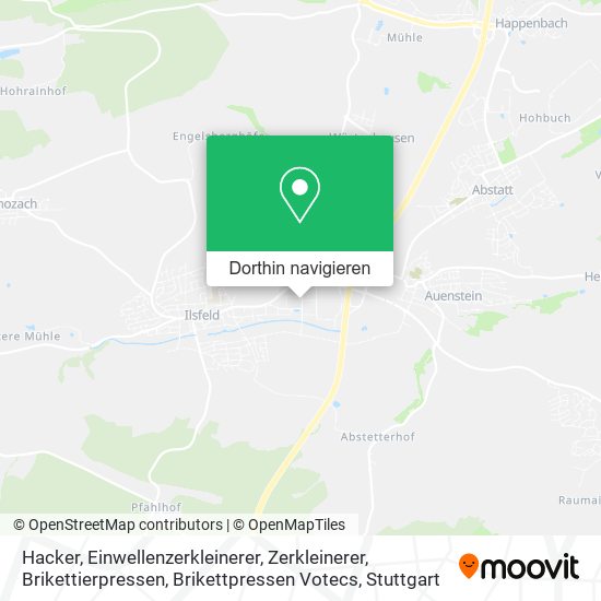 Hacker, Einwellenzerkleinerer, Zerkleinerer, Brikettierpressen, Brikettpressen Votecs Karte