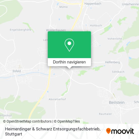 Heimerdinger & Schwarz Entsorgungsfachbetrieb Karte