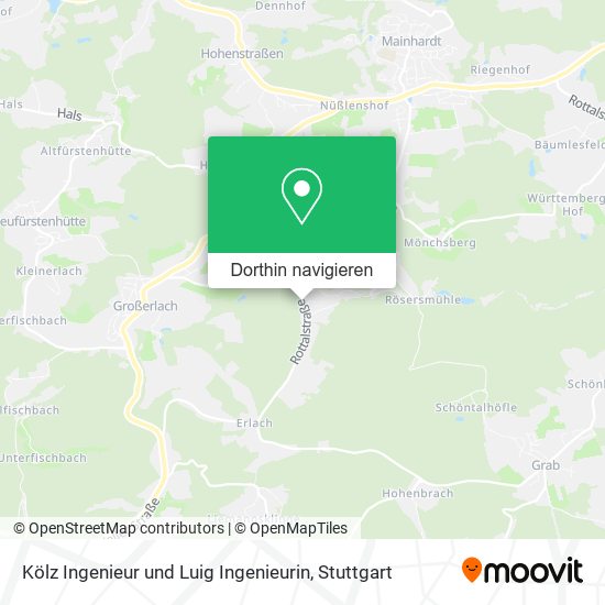 Kölz Ingenieur und Luig Ingenieurin Karte