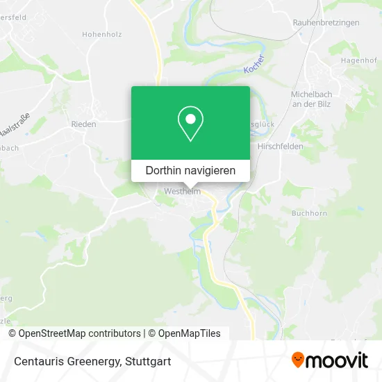 Centauris Greenergy Karte