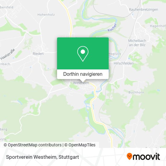 Sportverein Westheim Karte