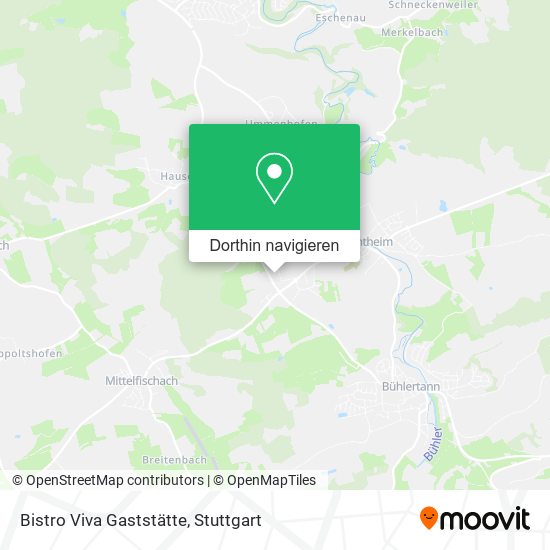 Bistro Viva Gaststätte Karte