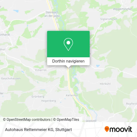 Autohaus Rettenmeier KG Karte