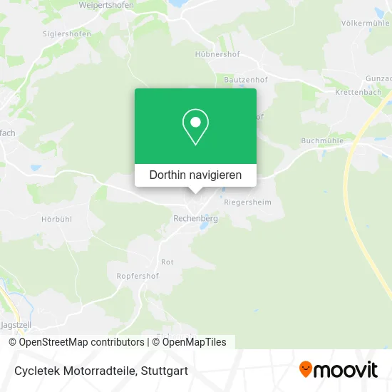 Cycletek Motorradteile Karte