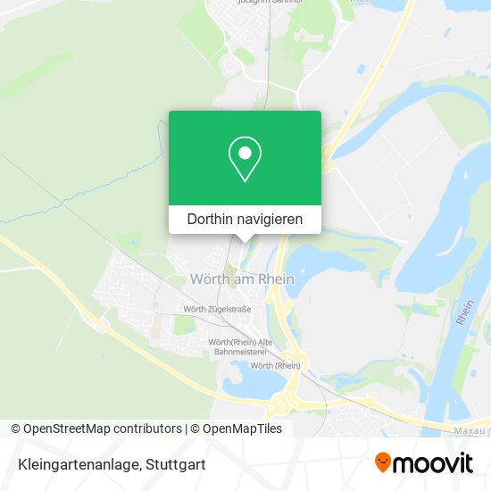 Kleingartenanlage Karte