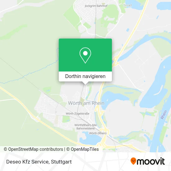 Deseo Kfz Service Karte