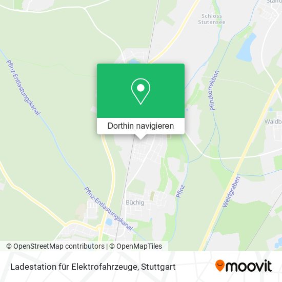 Ladestation für Elektrofahrzeuge Karte