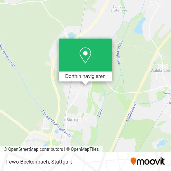 Fewo Beckenbach Karte